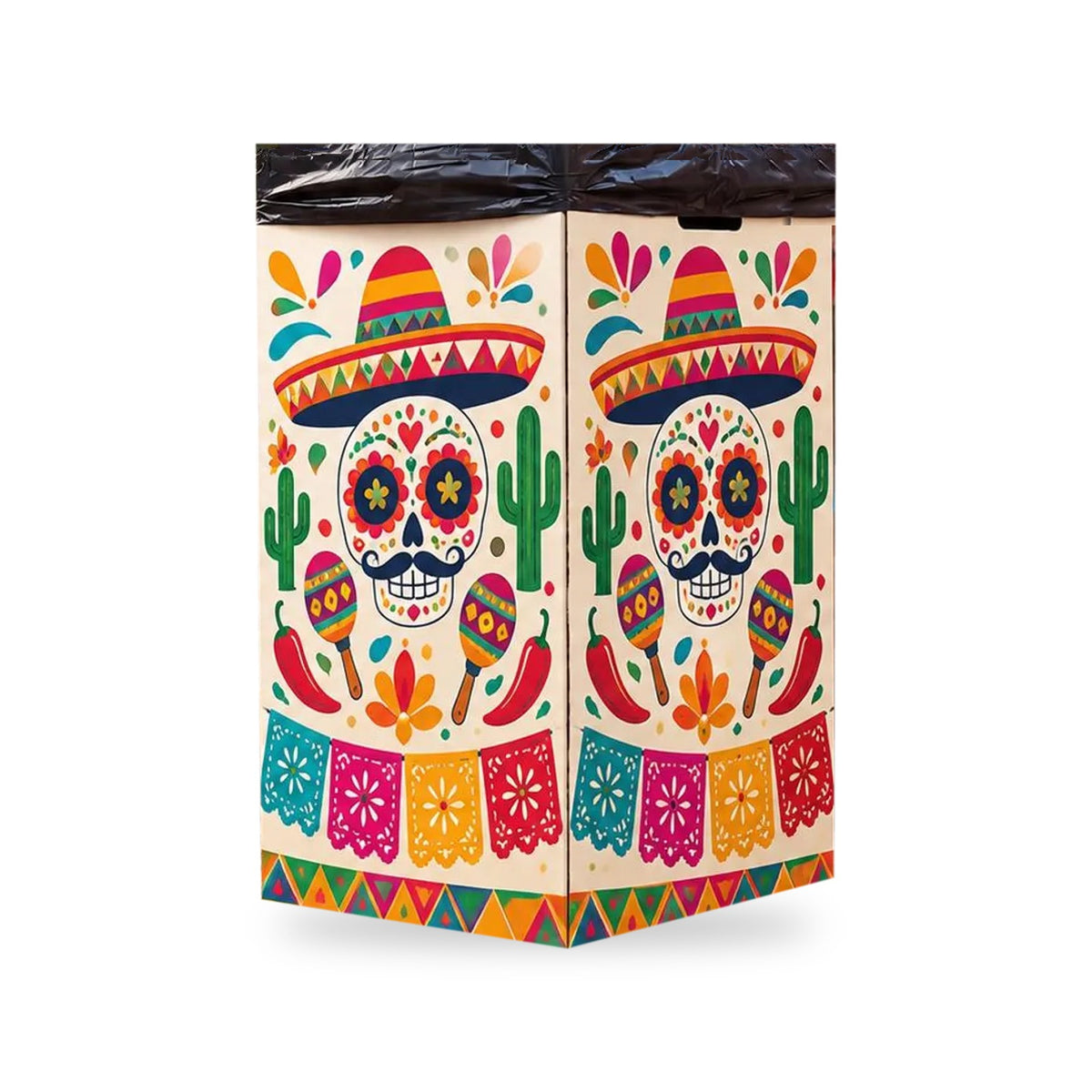 Custom Printed Event Trash Bins – 40 Gallon, Full Wrap