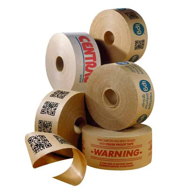 Custom Printed Reinforced Paper Tape 72mm x 450ft
