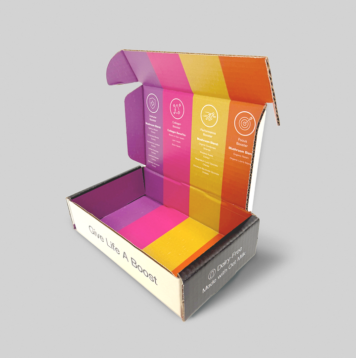Custom boxes with no minimum order. Digital print, 7–10 day turnaround ...