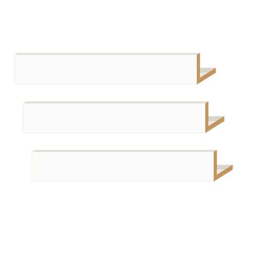 White Corner Board 2" x 2" x .160 — Full Pallet (2,210 pcs)