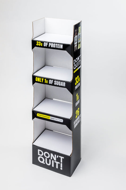 Custom-Shape Floor Display