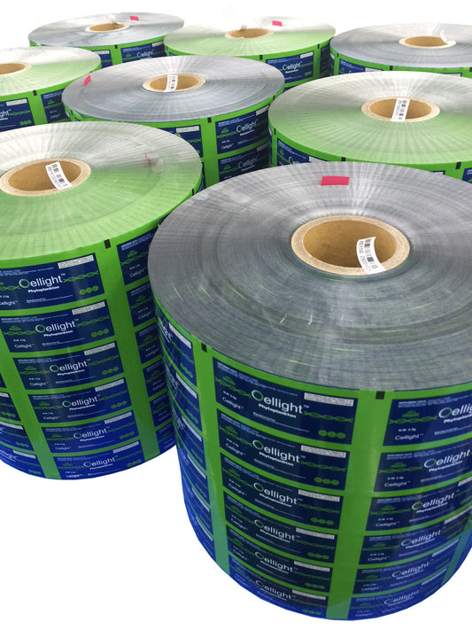 Cellight custom label rolls