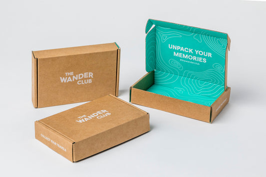 Wander Club kraft mailer box